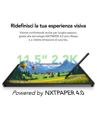 TCL NXTPAPER 11 Plus Mediatek 256 GB 29,2 cm (11.5") 8 GB Wi-Fi 5 (802.11ac) Android 15 Grigio