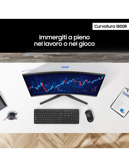 Samsung Monitor Curvo Serie S39GD da 27'' Full HD