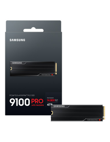 Samsung 9100 PRO Heatsink PCIe® 5.0 NVMe™ M.2 SSD - 4 TB