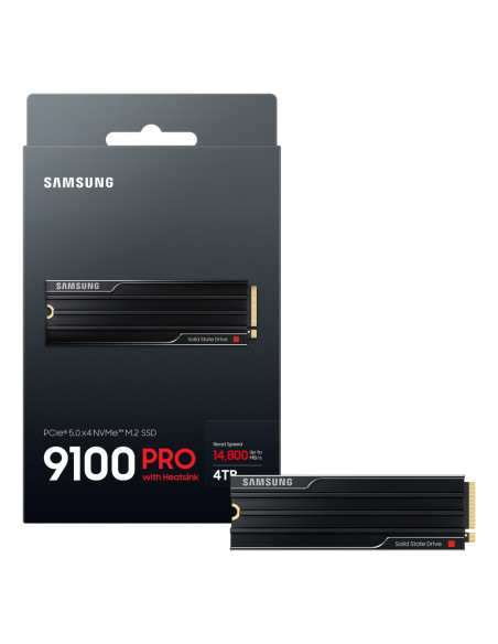 Samsung 9100 PRO Heatsink PCIe® 5.0 NVMe™ M.2 SSD - 4 TB