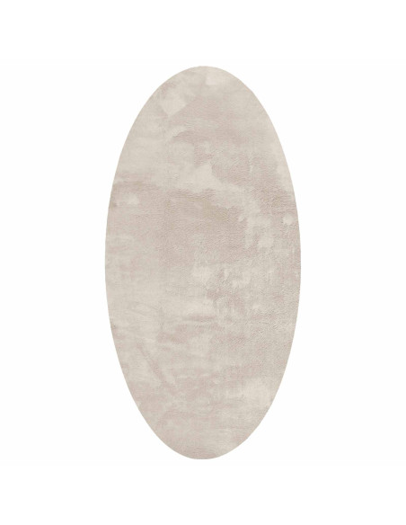 Tappeti per area Ovale HUARTE Beige 150 x 80 cm 100% Poliestere
