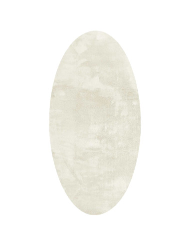 Tappeti per area Ovale HUARTE Crema 100 x 200 cm