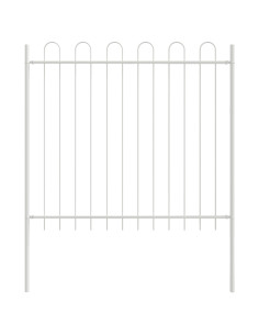 Recinzione per Giardino 2 pcs Bianco 3,4 x 1,2 m 2