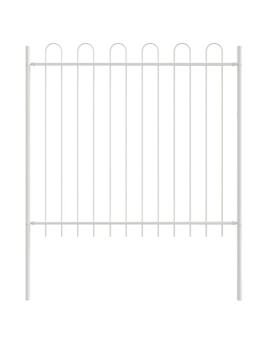 Recinzione per Giardino 2 pcs Bianco 3,4 x 1,2 m