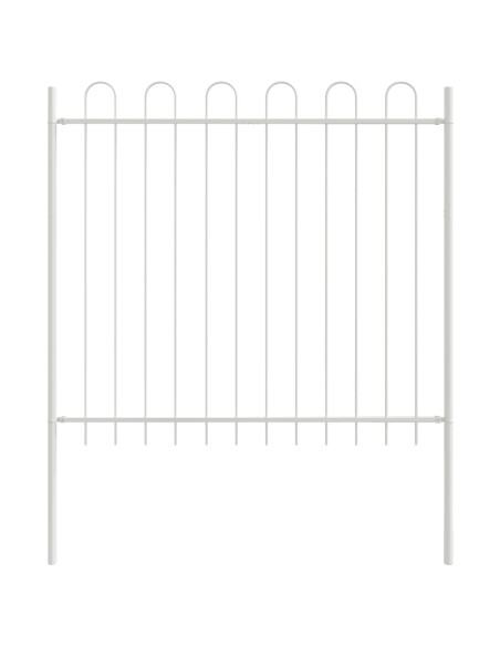 Recinzione per Giardino 2 pcs Bianco 3,4 x 1,2 m