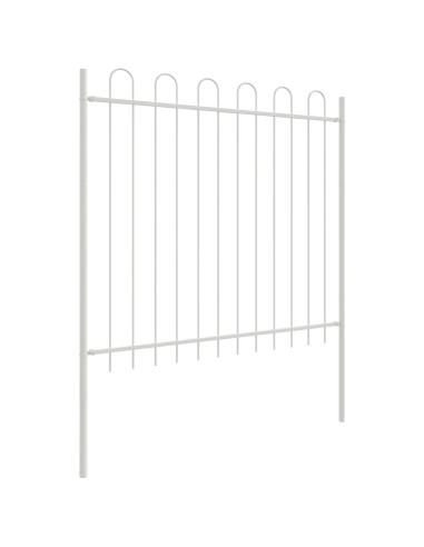 Recinzione per Giardino 2 pcs Bianco 3,4 x 1,2 m