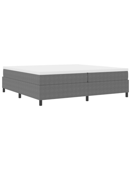 Struttura letto piattaforma Grigio chiaro 200 x 200 cm Tessuto