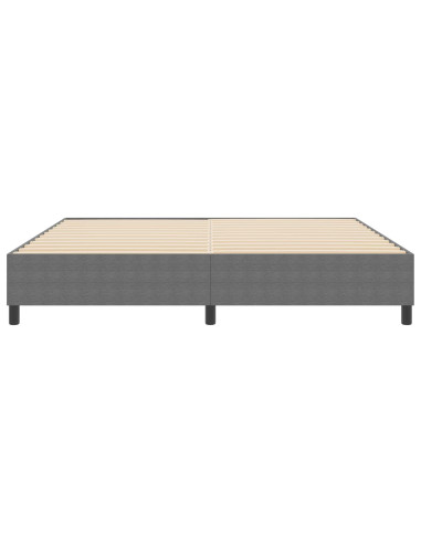 Struttura letto piattaforma Grigio chiaro 200 x 200 cm Tessuto