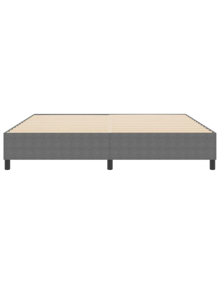Struttura letto piattaforma Grigio chiaro 200 x 200 cm Tessuto