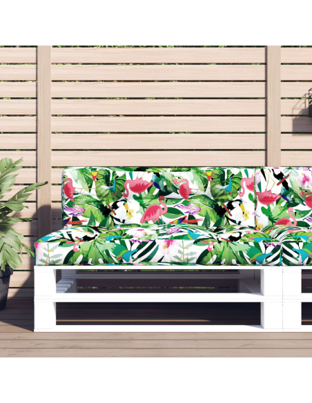 Cuscino per Pallet Multicolore 120x40x12 cm Tessuto