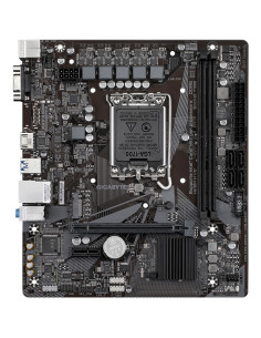 GIGABYTE H610M H V2 Scheda madre - Supporta processori Intel Core 14th CPUs, 4+1+1 Hybrid Digital VRM, up to 5600MHz DDR5, 1xPCI 2