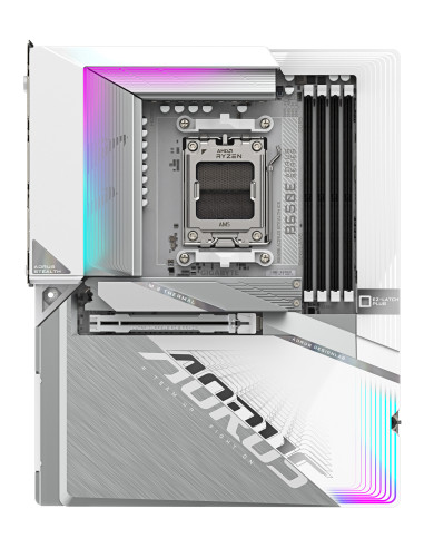 GIGABYTE B650E AORUS STEALTH ICE Scheda madre - AMD Ryzen serie 9000, VRM a 12+2+2 fasi, fino a 8000 MHz DDR5 (OC), 1xPCIe 5.0 +