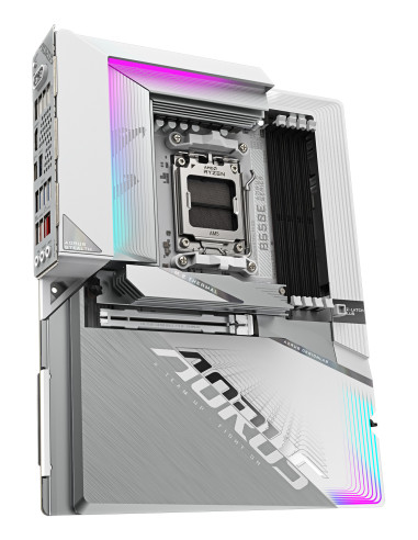 GIGABYTE B650E AORUS STEALTH ICE Scheda madre - AMD Ryzen serie 9000, VRM a 12+2+2 fasi, fino a 8000 MHz DDR5 (OC), 1xPCIe 5.0 +