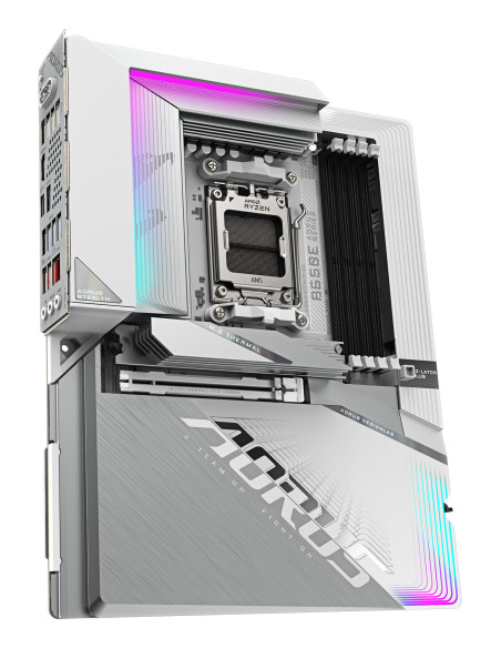 GIGABYTE B650E AORUS STEALTH ICE Scheda madre - AMD Ryzen serie 9000, VRM a 12+2+2 fasi, fino a 8000 MHz DDR5 (OC), 1xPCIe 5.0 +