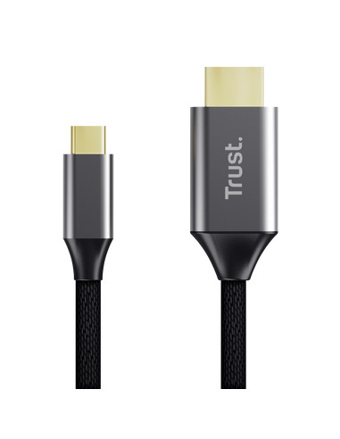 Trust 25630 adattatore per inversione del genere dei cavi USB-C HDMI Nero, Argento