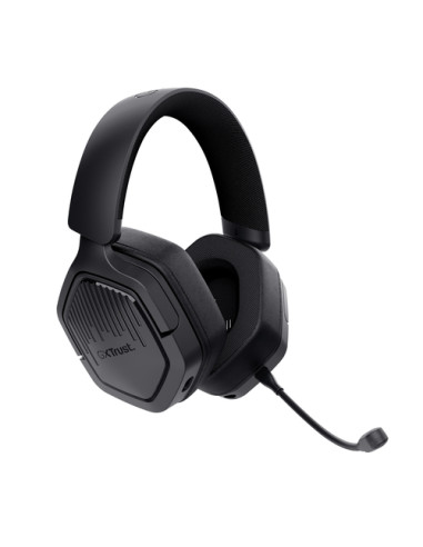 Trust GXT 493 Carus Auricolare Con cavo e senza cavo A Padiglione, Casco Gaming USB Type-C / USB Type-A Bluetooth Nero