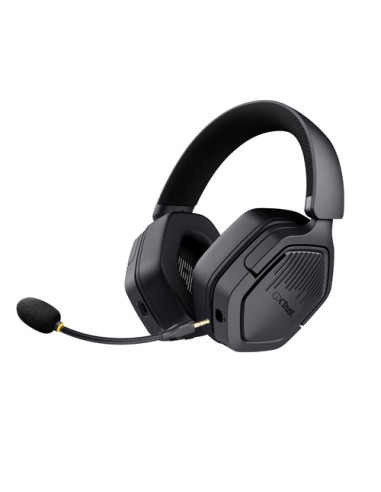 Trust GXT 493 Carus Auricolare Con cavo e senza cavo A Padiglione, Casco Gaming USB Type-C / USB Type-A Bluetooth Nero
