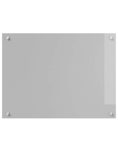 Rivestimento da Cucina Grigio chiaro 80 x 60 cm vetro temperato