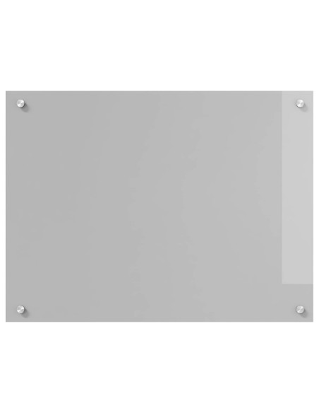 Rivestimento da Cucina Grigio chiaro 80 x 60 cm vetro temperato