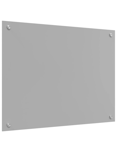 Rivestimento da Cucina Grigio chiaro 80 x 60 cm vetro temperato