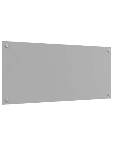 Rivestimento da Cucina Grigio chiaro 90 x 40 cm vetro temperato