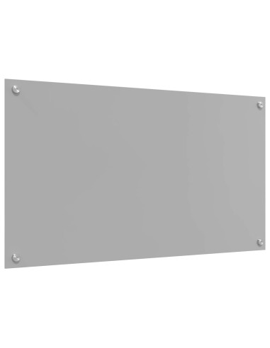 Rivestimento da Cucina Grigio chiaro 90 x 50 cm vetro temperato