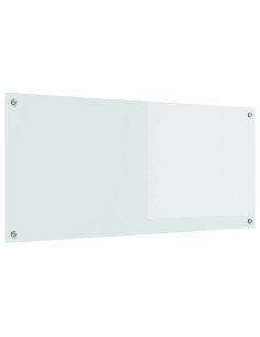 Rivestimento da Cucina Bianco 110 x 50 cm vetro temperato 2