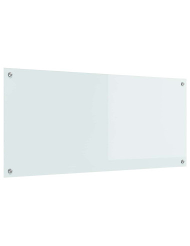 Rivestimento da Cucina Bianco 110 x 50 cm vetro temperato