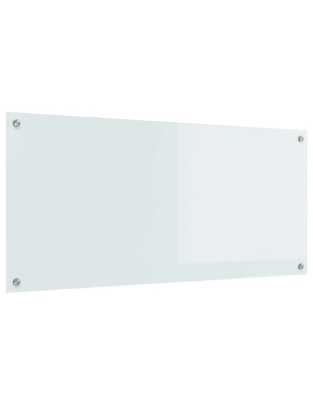 Rivestimento da Cucina Bianco 110 x 50 cm vetro temperato