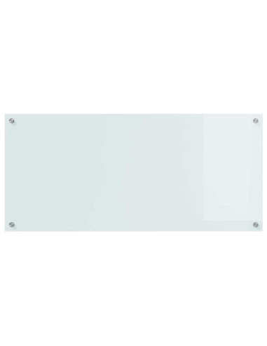 Rivestimento da Cucina Bianco 110 x 50 cm vetro temperato