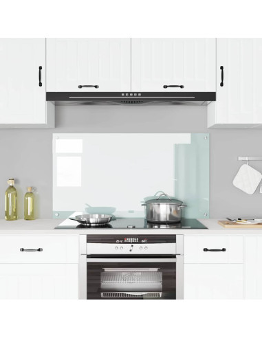 Rivestimento da Cucina Bianco 110 x 60 cm vetro temperato