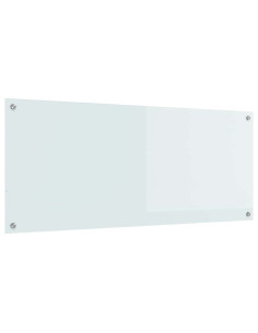 Rivestimento da Cucina Bianco 120 x 50 cm vetro temperato 2