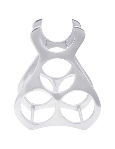 Portabottiglie Argento 23 x 14 x 28 cm Alluminio
