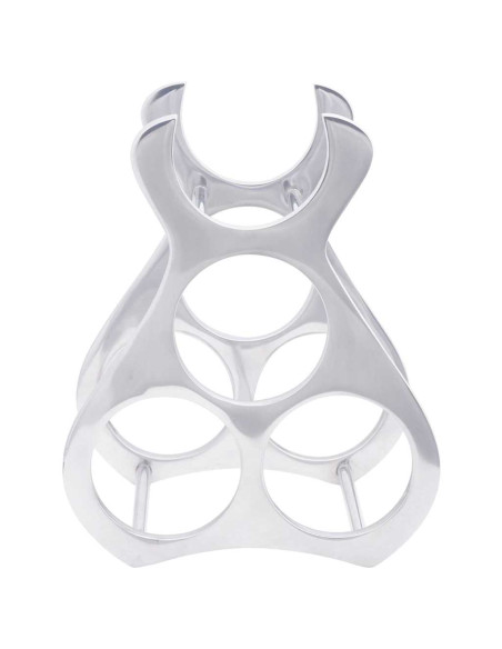Portabottiglie Argento 23 x 14 x 28 cm Alluminio