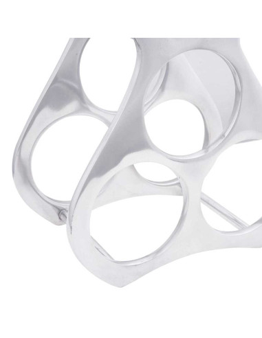 Portabottiglie Argento 23 x 14 x 28 cm Alluminio