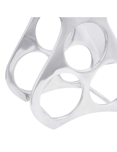 Portabottiglie Argento 23 x 14 x 28 cm Alluminio