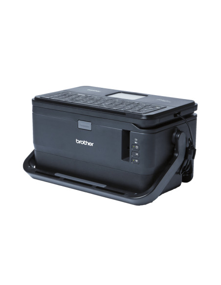 Brother PT-D800W stampante per etichette (CD) Trasferimento termico 360 x 360 DPI 60 mm/s Con cavo e senza cavo TZe Wi-Fi QWERTY