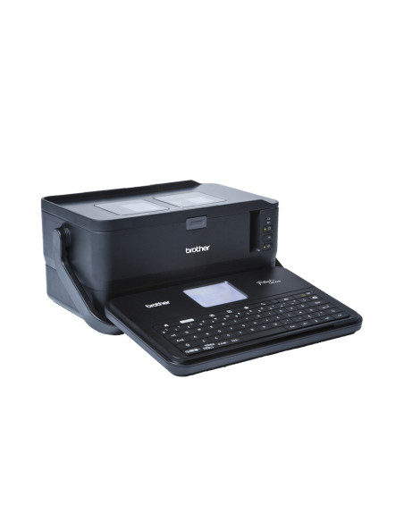 Brother PT-D800W stampante per etichette (CD) Trasferimento termico 360 x 360 DPI 60 mm/s Con cavo e senza cavo TZe Wi-Fi QWERTY