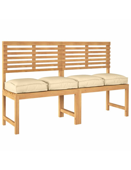 Cuscino 4 pcs Beige 40 x 40 x 8 cm Tessuto Oxford