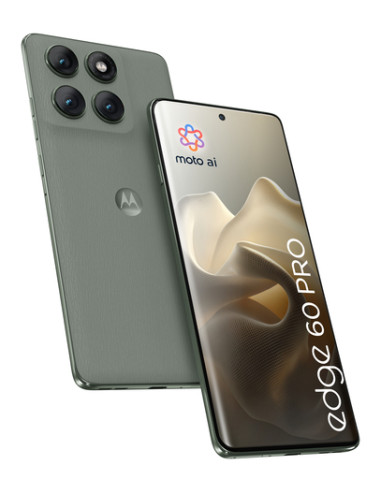 Motorola edge 60 pro con Moto AI (12/512GB, Fotocamera 50+50+10MP, selfie 50MP, Display 6.67" pOLED 120Hz, MediaTek Dimensity 83