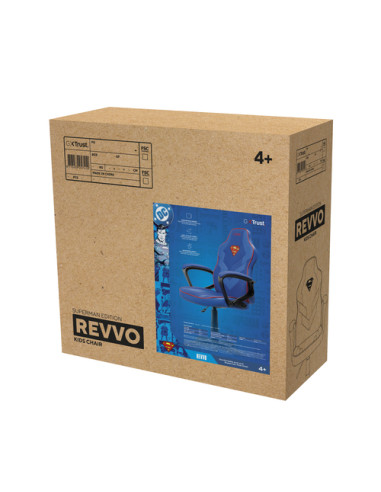 Trust GXT 703SM Revvo Sedia per gaming universale Blu, Rosso