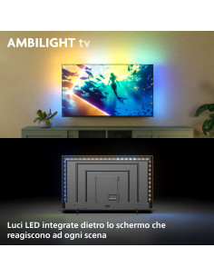 Philips Ambilight TV 55PUS8010 4K UHD LED 139cm 55" Smart TV Dolby Atmos Titan OS 2