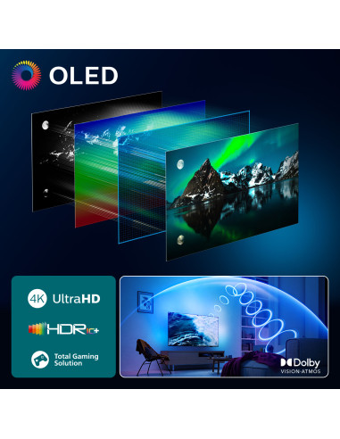 Philips 55OLED770 139,7 cm (55") 4K Ultra HD Smart TV Wi-Fi Nero
