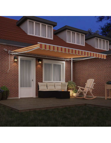 Tenda Retrattile Giallo e Arancione 400 × 300 cm