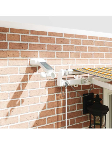 Tenda Retrattile Multicolore 400 × 300 cm Poliestere e Metallo