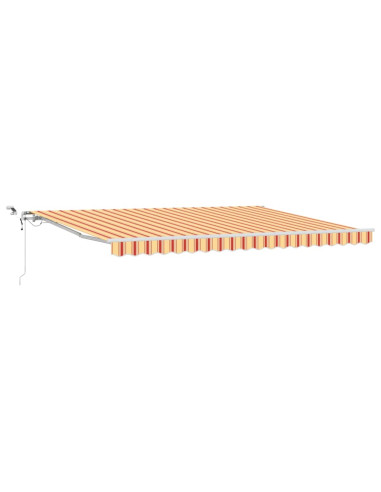 Tenda Retrattile Giallo e Arancione 450 × 300 cm