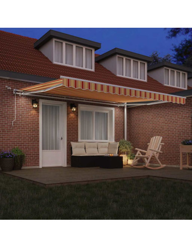 Tenda Retrattile Giallo e Arancione 450 × 300 cm