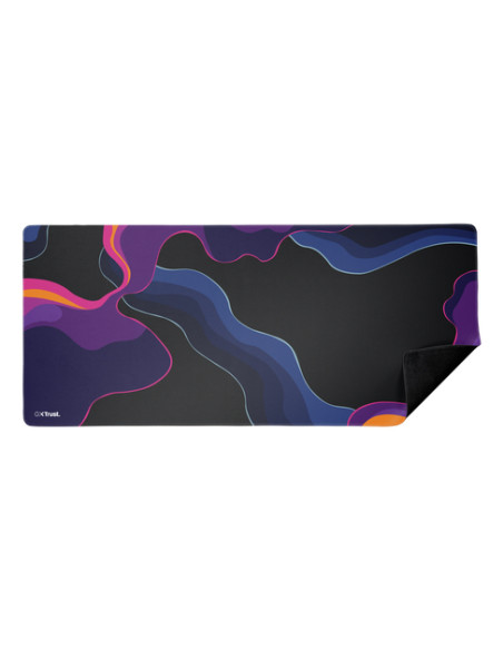 Trust GXT 759 XXL Tappetino per mouse per gioco da computer Nero, Blu, Rosa, Viola