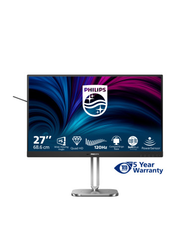Philips Serie 4000 27B2N4500/00 Monitor PC 68,6 cm (27") 2560 x 1440 Pixel Quad HD LCD Grigio