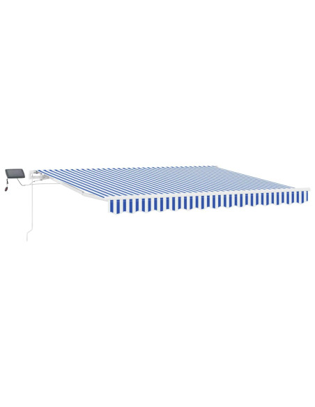Tenda Retrattile Blu e Bianco 350 x 250 cm